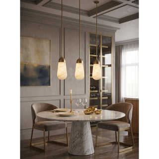 Norenelia Suspension goutte en albâtre