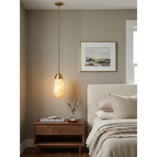 Norenelia Suspension goutte en albâtre
