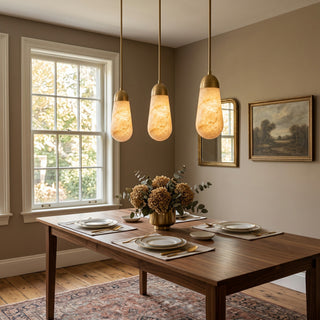 Norenelia Suspension goutte en albâtre