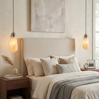 Norenelia Suspension goutte en albâtre