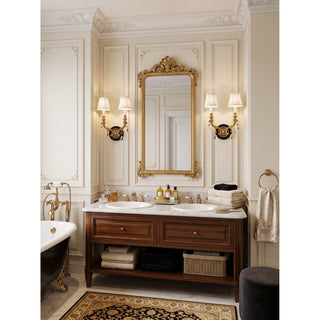 Soririra Applique murale en cristal et tissu
