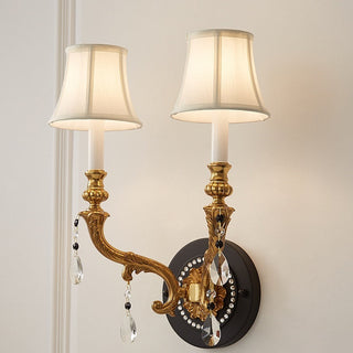 Soririra Applique murale en cristal et tissu