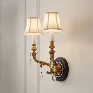 Soririra Applique murale en cristal et tissu