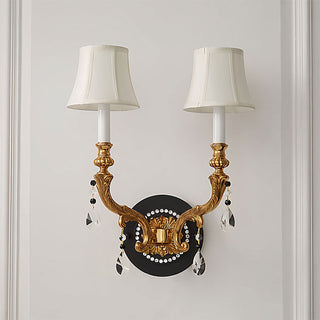 Soririra Applique murale en cristal et tissu