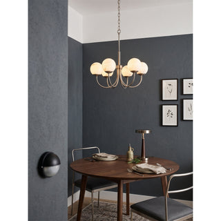 Lumoaine Lustre à globes en albâtre