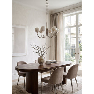 Lumoaine Lustre à globes en albâtre