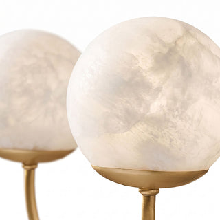 Lumoaine Lustre à globes en albâtre