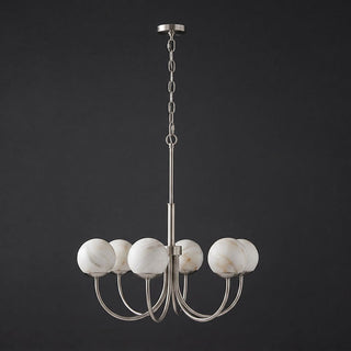 Lumoaine Lustre à globes en albâtre