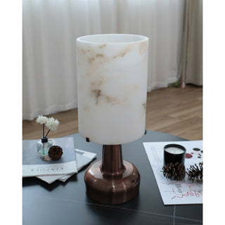 Orvex Lampe de Table en Albâtre
