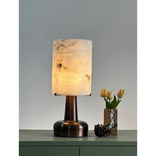 Orvex Lampe de Table en Albâtre