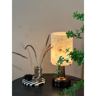 Orvex Lampe de Table en Albâtre