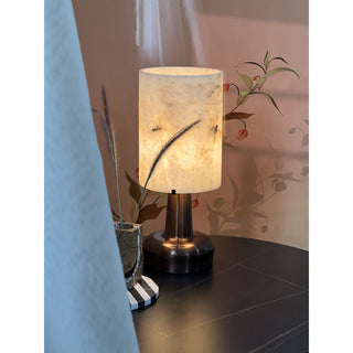 Orvex Lampe de Table en Albâtre