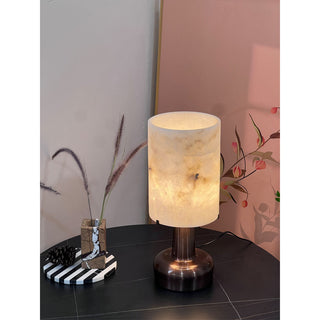 Orvex Lampe de Table en Albâtre