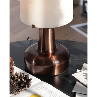 Orvex Lampe de Table en Albâtre