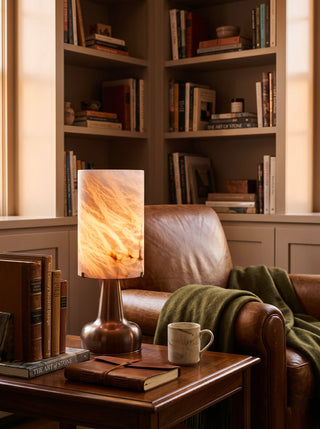 Orvex Lampe de Table en Albâtre