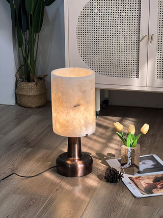 Orvex Lampe de Table en Albâtre
