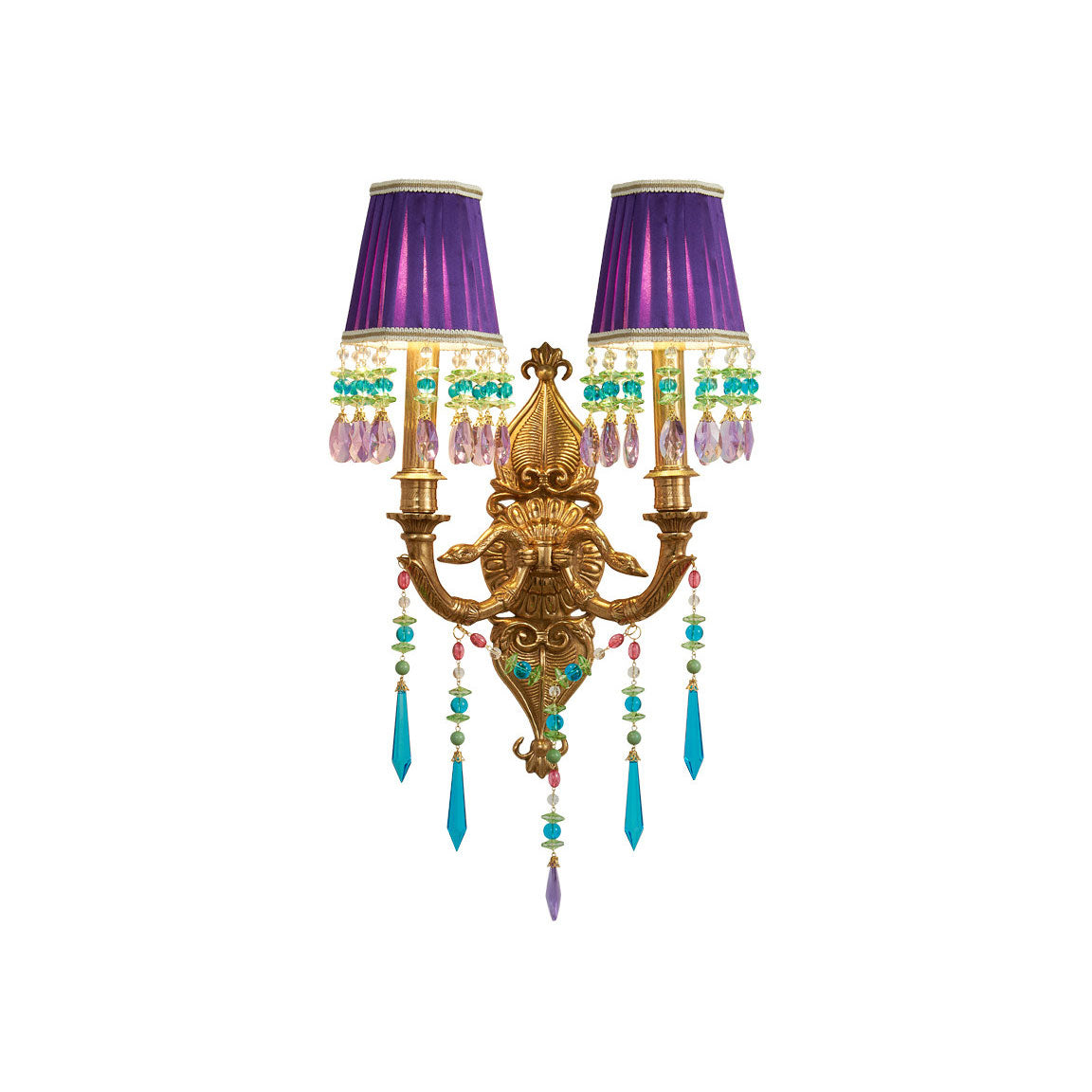 Renerella Applique murale paon en cristal