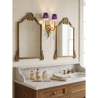 Renerella Applique murale paon en cristal