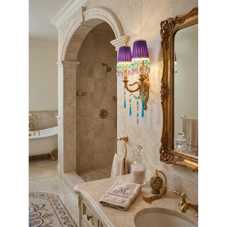 Renerella Applique murale paon en cristal