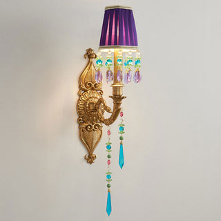 Renerella Applique murale paon en cristal