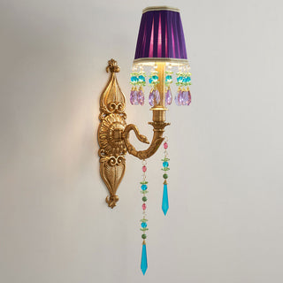 Renerella Applique murale paon en cristal