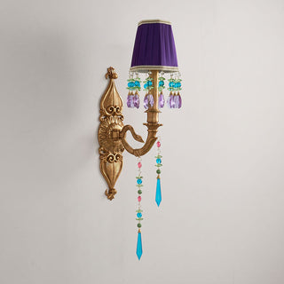 Renerella Applique murale paon en cristal
