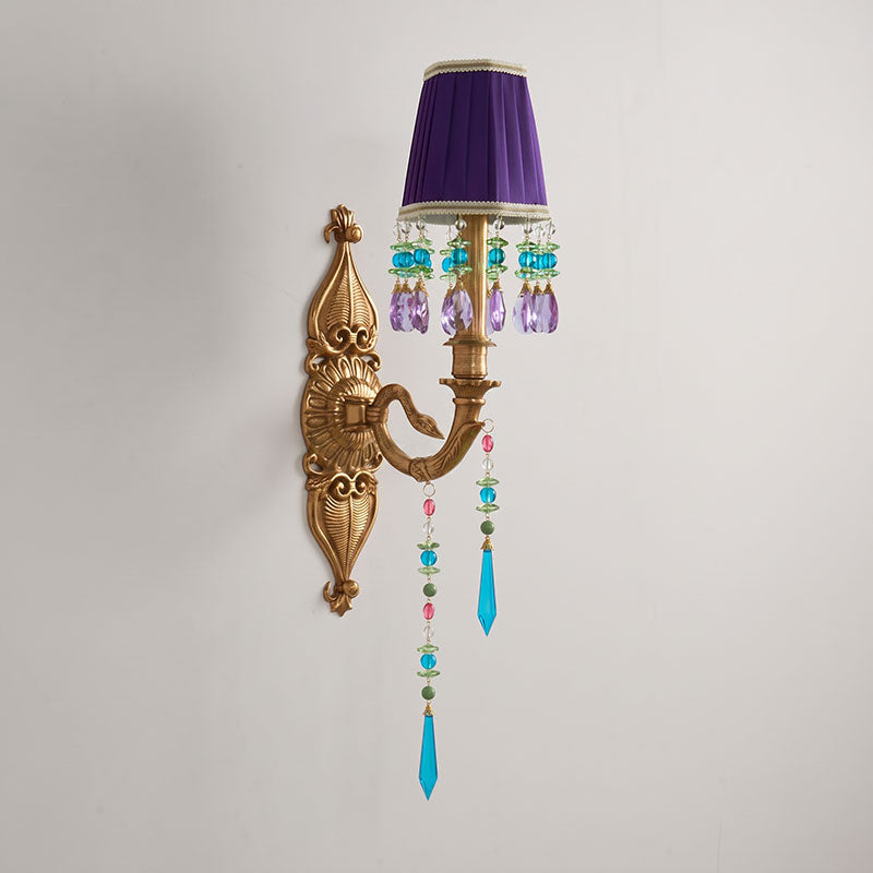 Renerella Applique murale paon en cristal