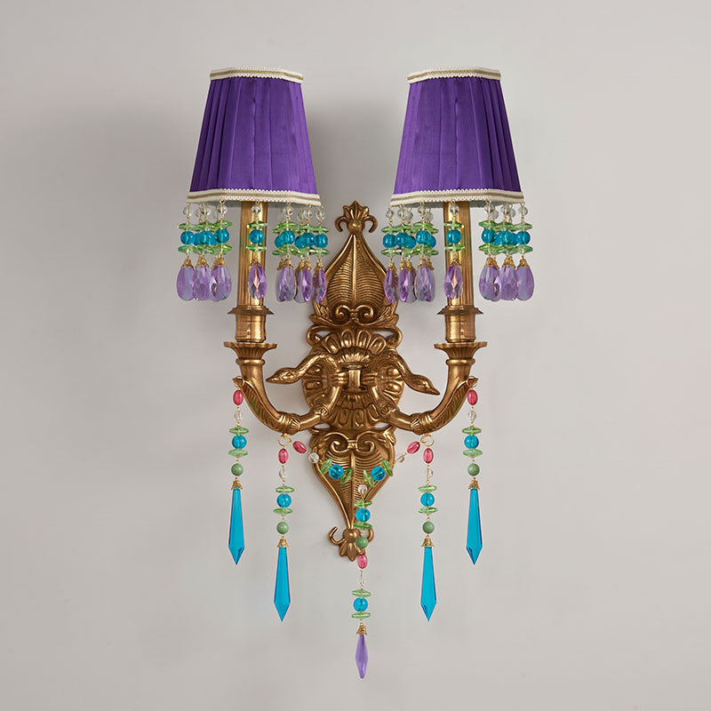 Renerella Applique murale paon en cristal