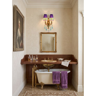 Renerella Applique murale paon en cristal