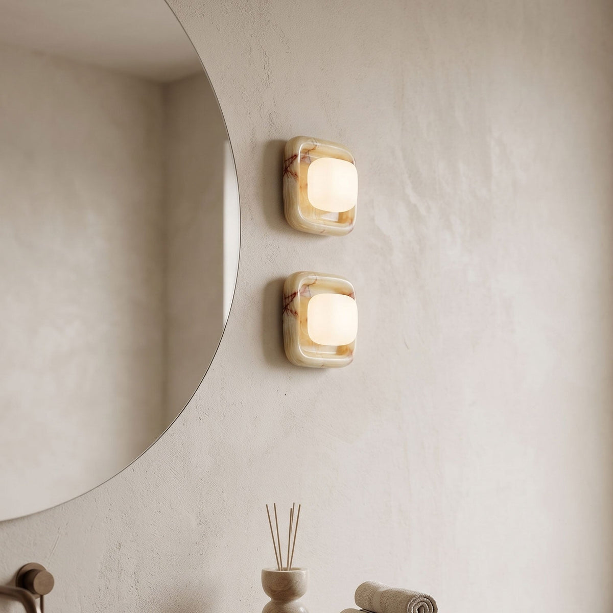Velararia Applique murale en onyx