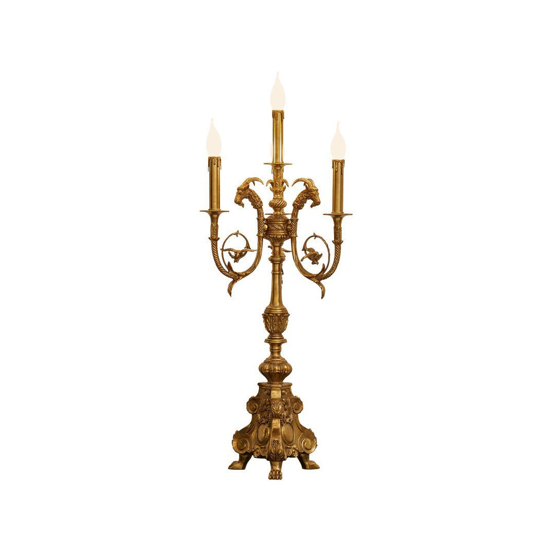 Lumiia Lampe de table chandelier en laiton