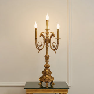 Lumiia Lampe de table chandelier en laiton
