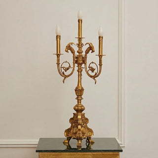 Lumiia Lampe de table chandelier en laiton