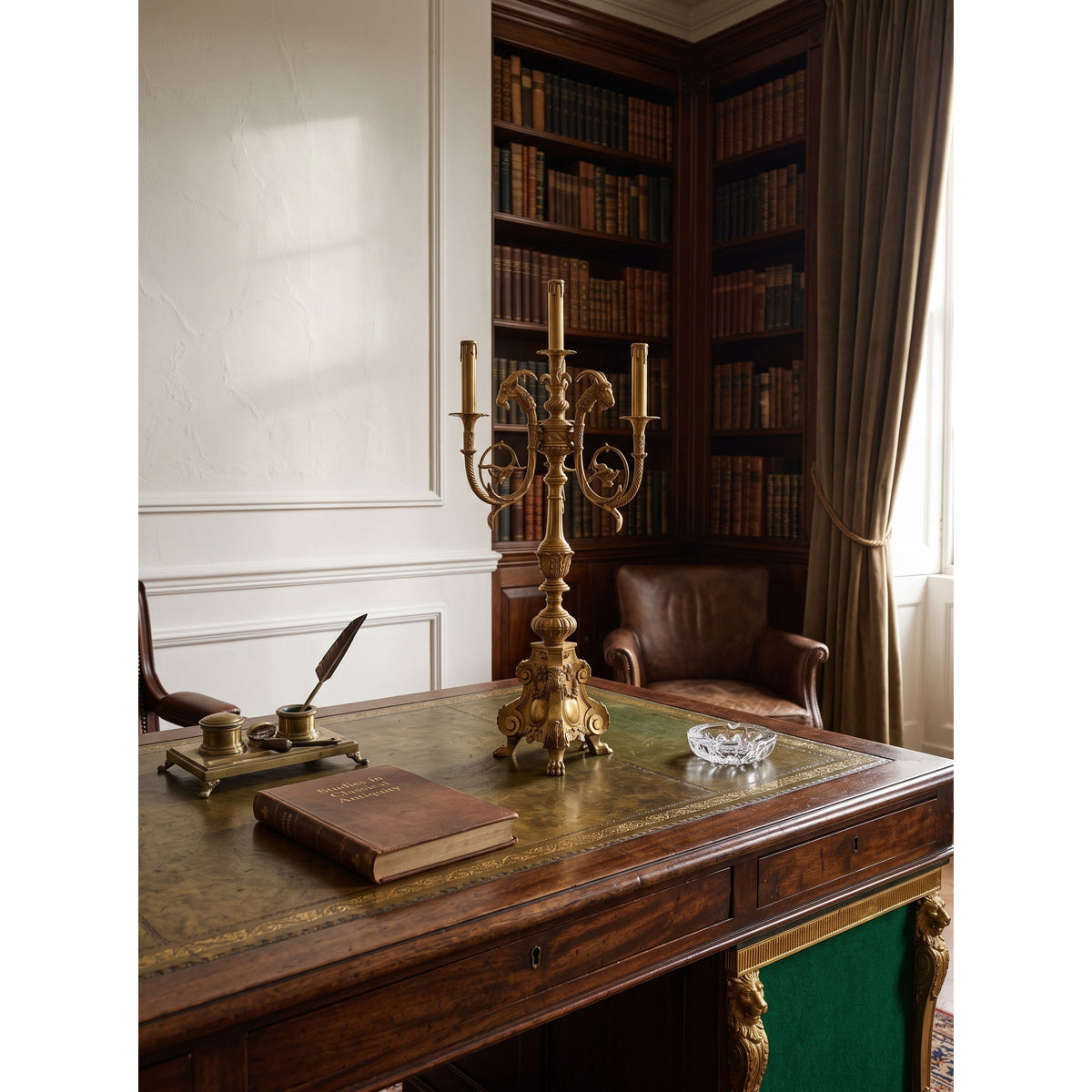 Lumiia Lampe de table chandelier en laiton