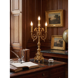 Lumiia Lampe de table chandelier en laiton
