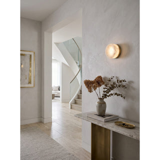 Viraivaine Applique murale dôme en albâtre
