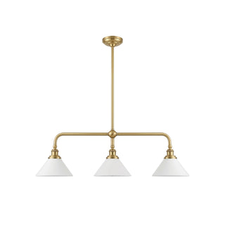 Oriivaria Lustre en Laiton à L'Élégance 3 Têtes