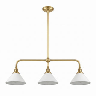 Oriivaria Lustre en Laiton à L'Élégance 3 Têtes