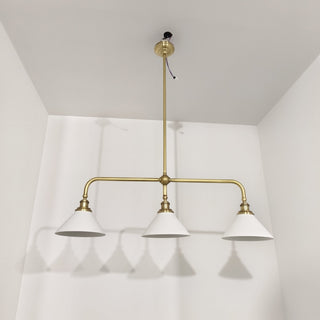 Oriivaria Lustre en Laiton à L'Élégance 3 Têtes