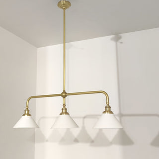Oriivaria Lustre en Laiton à L'Élégance 3 Têtes