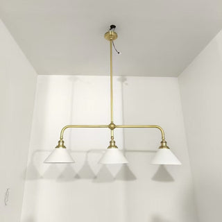 Oriivaria Lustre en Laiton à L'Élégance 3 Têtes