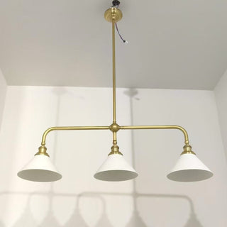 Oriivaria Lustre en Laiton à L'Élégance 3 Têtes
