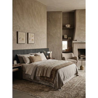 Marwen Lampe de Table en Travertin