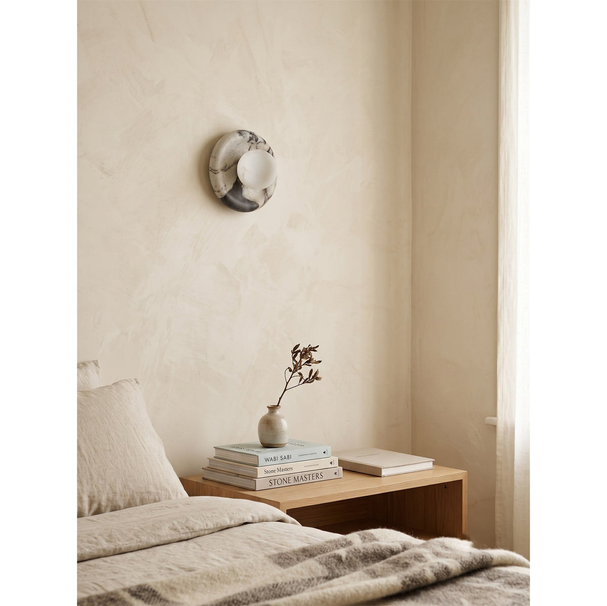Avenoeria Applique murale en marbre et albâtre