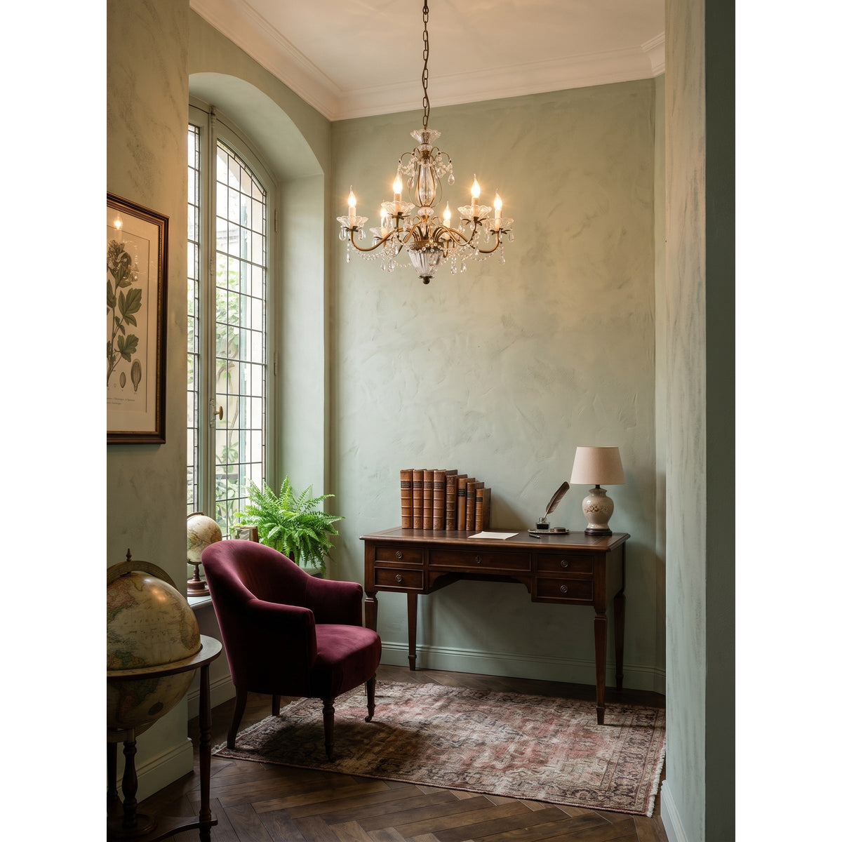 Venatici Lustre en Cristal