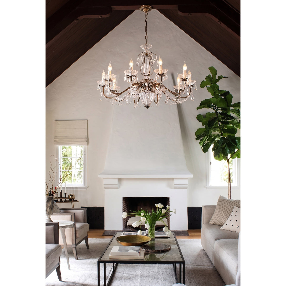 Venatici Lustre en Cristal
