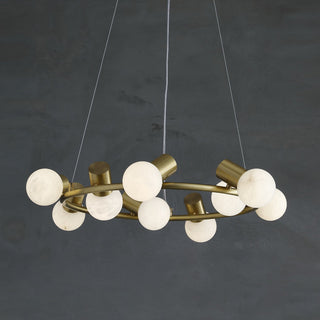 Nyphaiel Lustre Postmoderne De Luxe En Albâtre