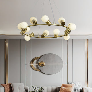 Nyphaiel Lustre Postmoderne De Luxe En Albâtre