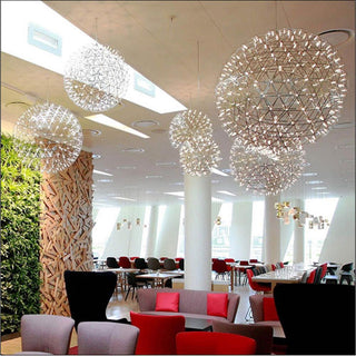Gold Spark Ball Pendant Light-Neutral Decor