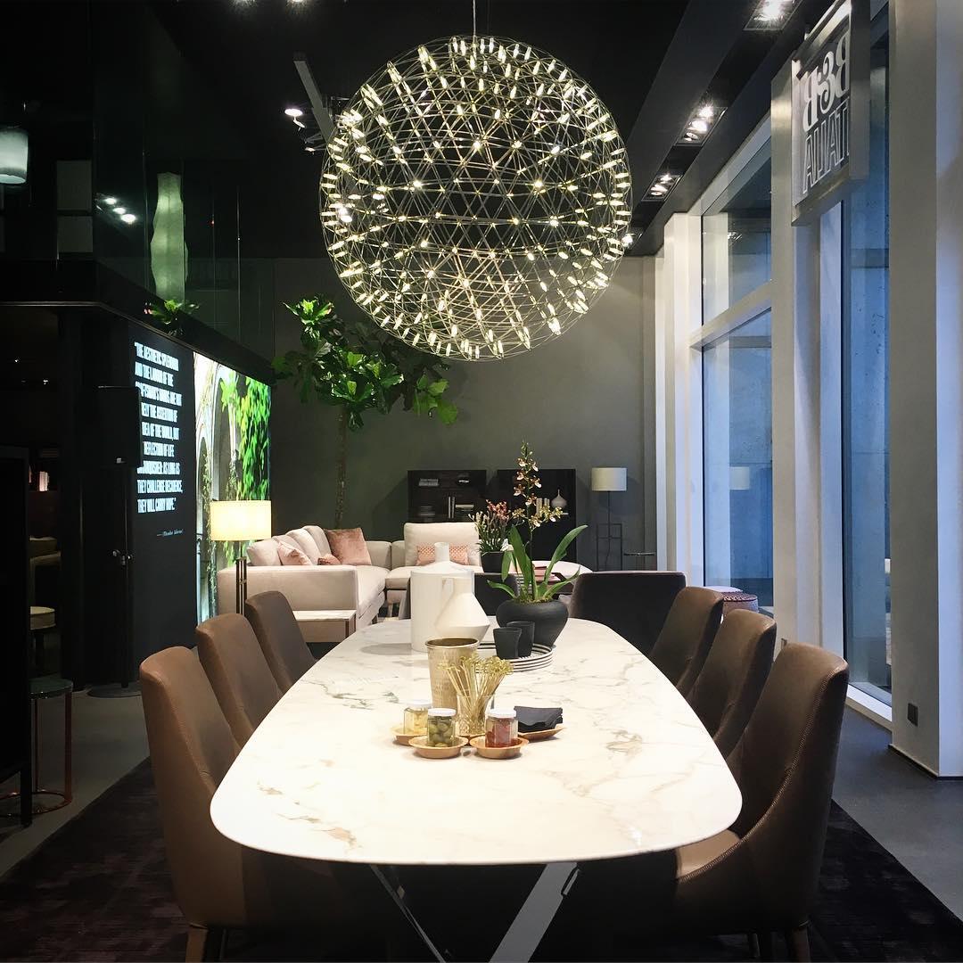 Gold Spark Ball Pendant Light-Neutral Decor
